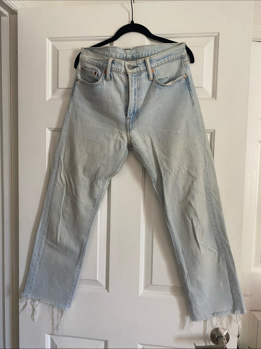 Levi's Light Blue Straight Leg Jeans
